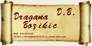 Dragana Božikić vizit kartica